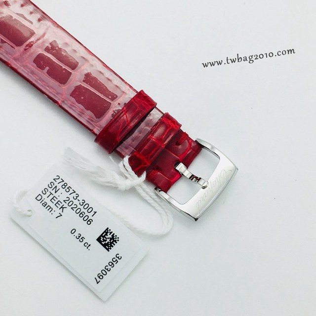 肖邦Chopard機械女士腕表 蕭邦對休閒風格頂級鱷魚皮帶女表  gjs2254